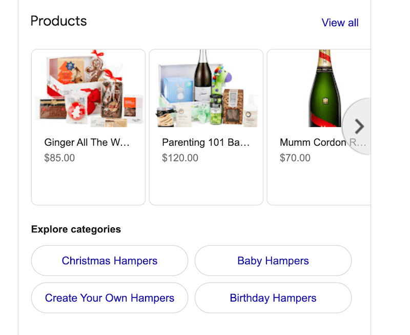 Add Christmas Products to Google Listing