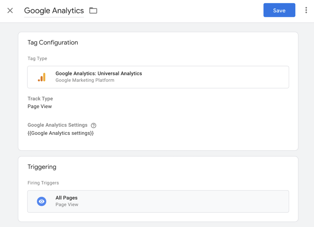 Add Google Analytics to Google Tag Manager