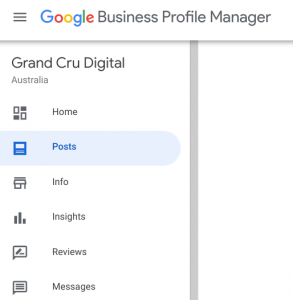 How to add a Google My Business Post 1