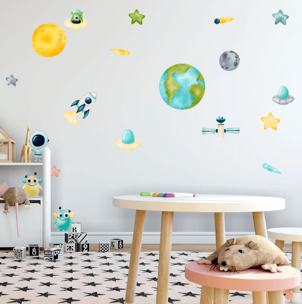 Kids Space Wall Decals - Little Lion House