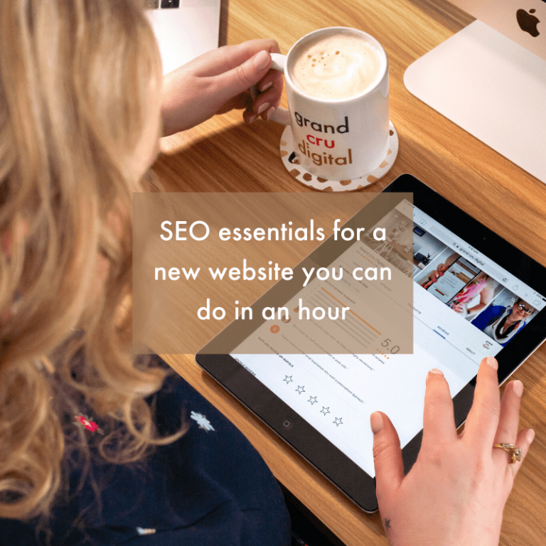 SEO essentials for a new website you can do in an hour