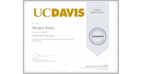 UC-David-Google-SEO-Fundamentals-Certificate-Morgan-Bryan